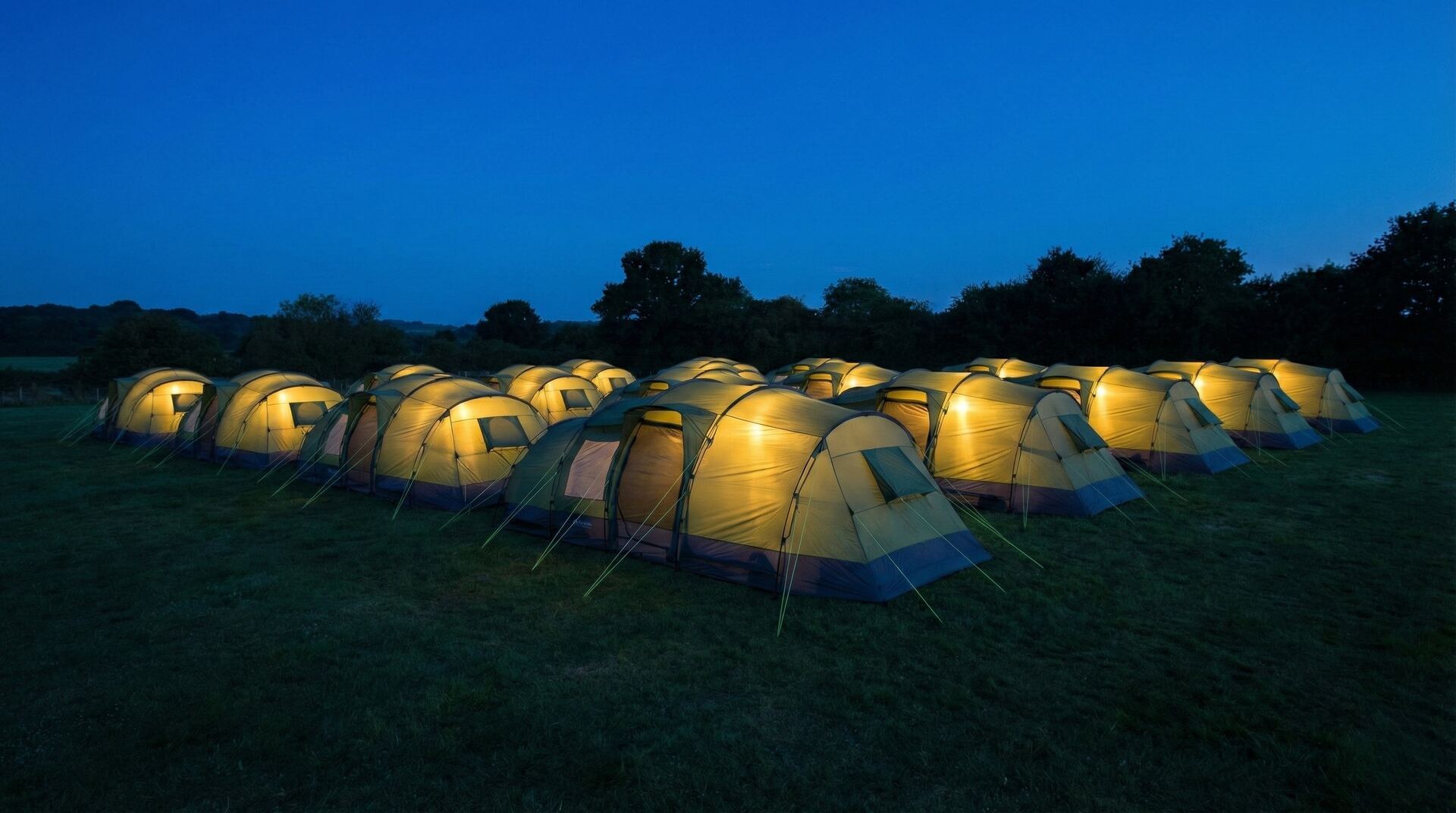Weekend retreats with pre-pitched camping and outdoor experiences